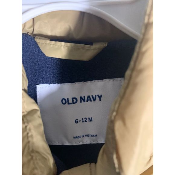 Brand new Old Navy Puffer Vest & White Dress shirt with Navy Pants 6/12M - Picture 9 of 9